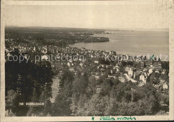 11624523 Rorschach Bodensee Fliegeraufnahme Rorschach Bodensee