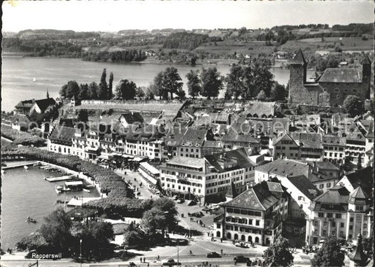 11626958 Rapperswil SG Teilansicht Altstadt Burg am Zuerichsee Rapperswil SG