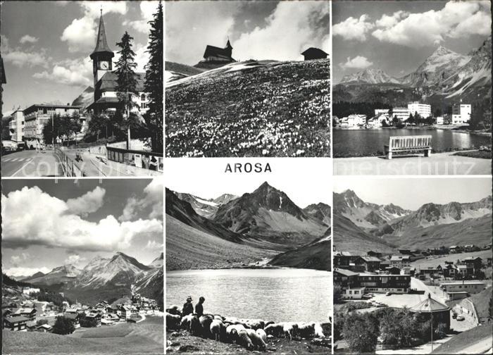 11630724 Arosa GR am Obersee Teilansichten