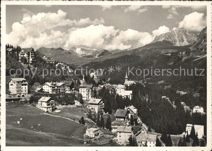 11630756 Arosa GR Dorf Teilansicht