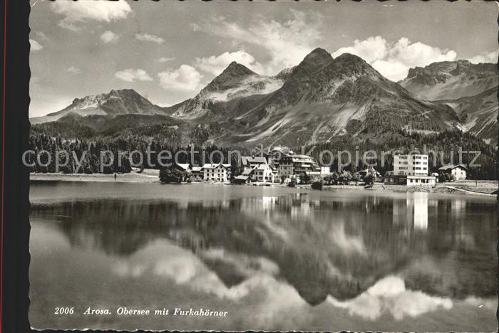 11630769 Arosa GR Obersee mit Furkahoerner