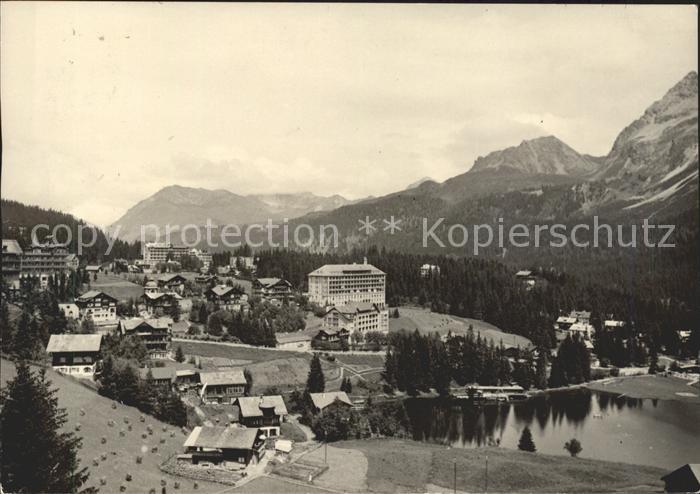 11630770 Arosa GR Panorama am Obersee