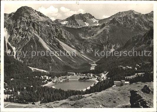 11630790 Arosa GR Obersee Valbella und Schiesshorn