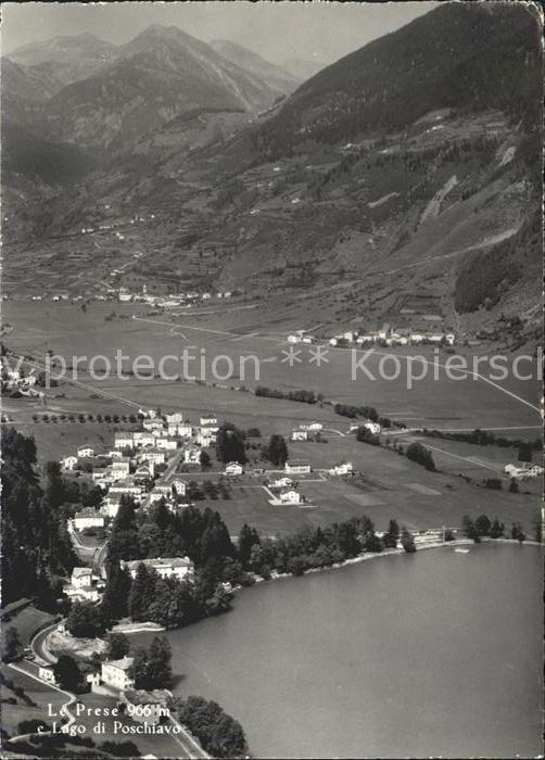 11631151 Le Prese e Lago di Poschiavo Fliegeraufnahme