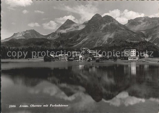 11632037 Arosa GR Obersee mit Furkahoerner