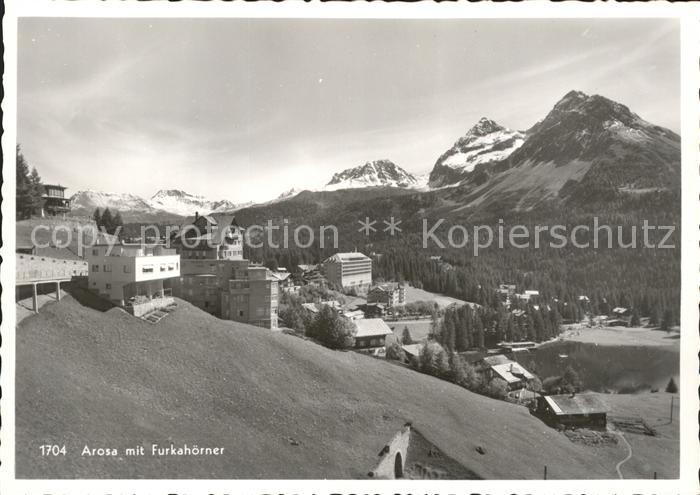 11632464 Arosa GR mit Furkahoerner