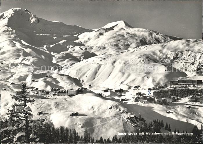 11632501 Arosa GR mit Weisshorn und Brueggerhorn