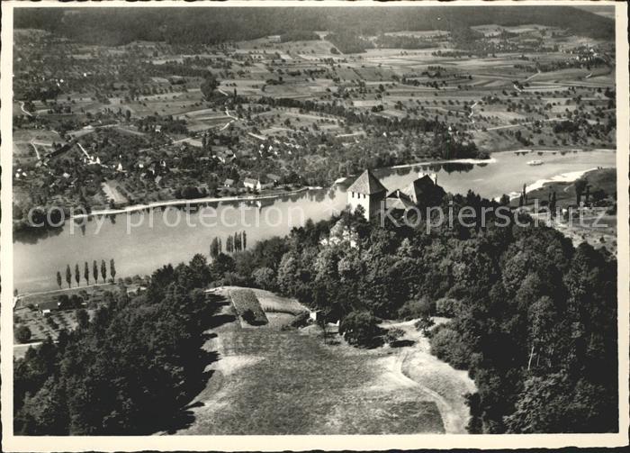 11629260 Stein Rhein Burg Schloss Hohenklingen Fliegeraufnahme Stein am Rhein