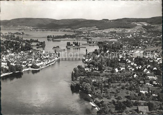 11629409 Stein Rhein Fliegeraufnahme Rheinbruecke