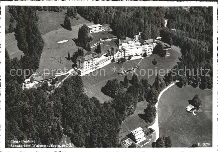 11629532 Walenstadtberg Sanatorium Fliegeraufnahme