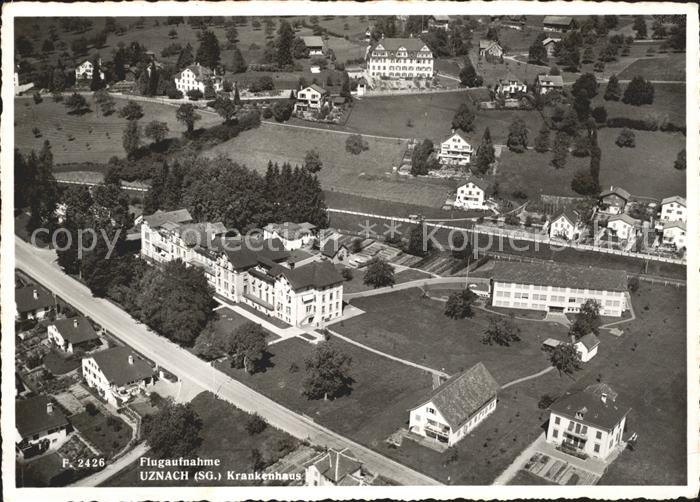 11629697 Uznach Krankenhaus Fliegeraufnahme