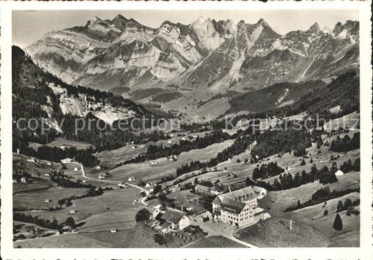 11629705 Rietbad Hotel Kurhaus mit Alpenpanorama Fliegeraufnahme