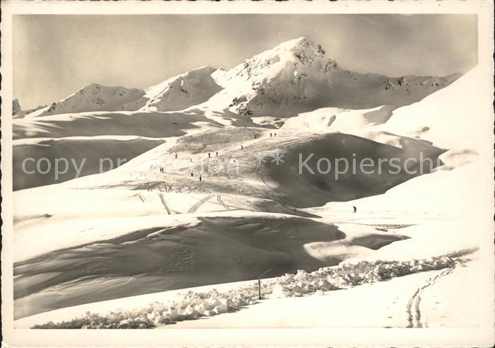 11633952 Arosa GR Skipiste Carmenna-Abfahrt