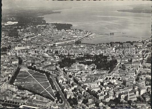 11631363 Geneve GE Vue aerienne Lac Leman