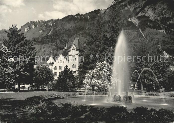 11631547 Glarus GL Bahnhof Volksgarten Fontaene