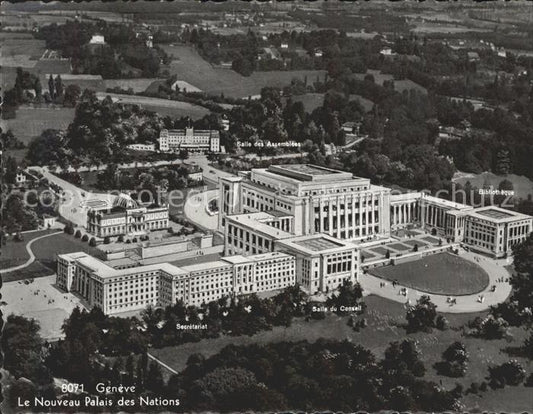 11631680 Geneve GE Palais des Nations vue aerienne