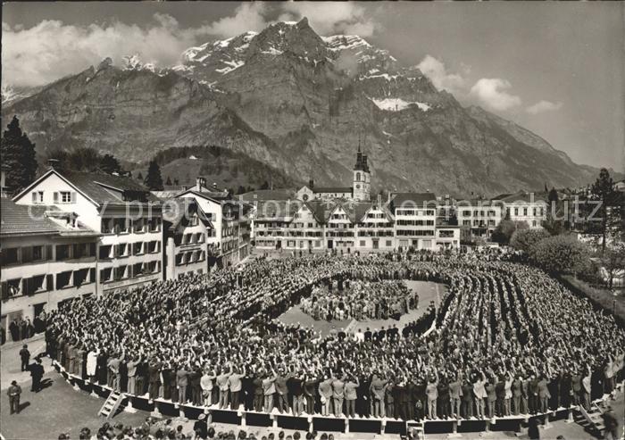 11631810 Glarus GL Landsgemeinde Vereidigung