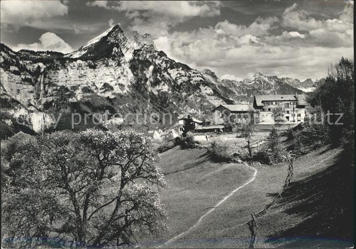 11631818 Filzbach Ferienheim vom Blauen Kreuz Zuerich Alpenpanorama