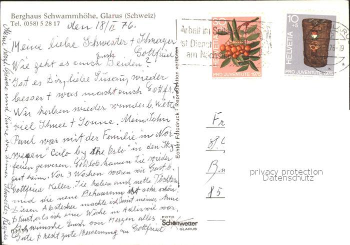 11631950 Glarus GL Berghaus Schwammhoehe