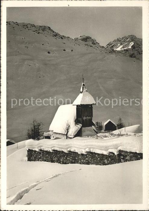 11635218 Arosa GR Bergkirchlein