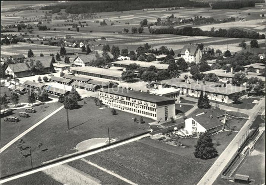 11635823 Buelach ZH Kaserne Soldatenhaus des CVJM Fliegeraufnahme