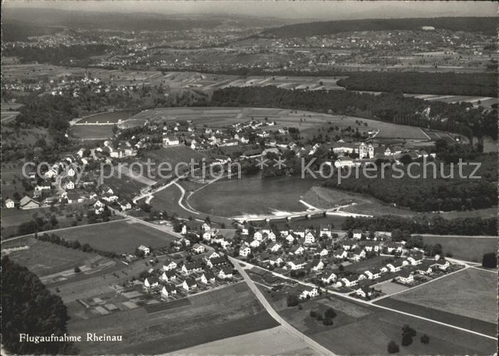 11635886 Rheinau ZH Fliegeraufnahme Rhein