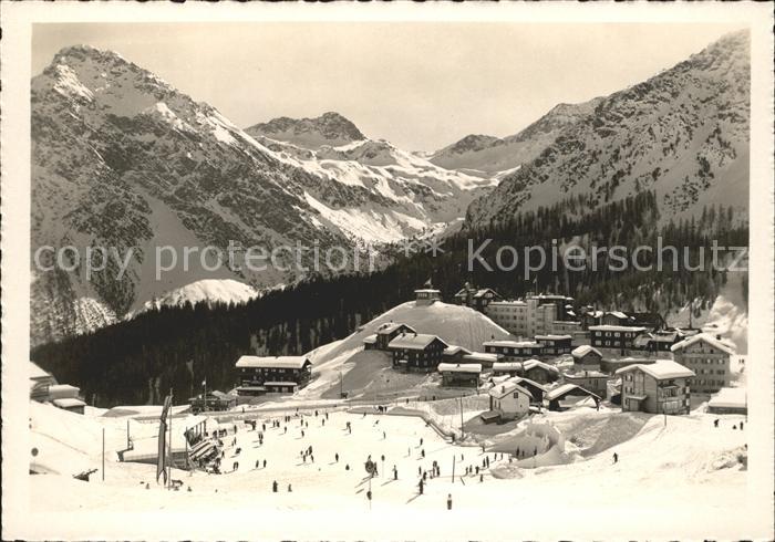 11637650 Arosa GR Kulm mit Eisbahn