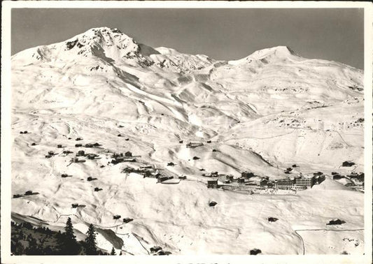 11637655 Arosa GR mit Weisshorn und Brueggerhorn