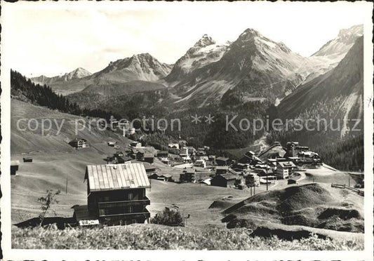 11637865 Arosa GR Kulm mit Furkagruppe