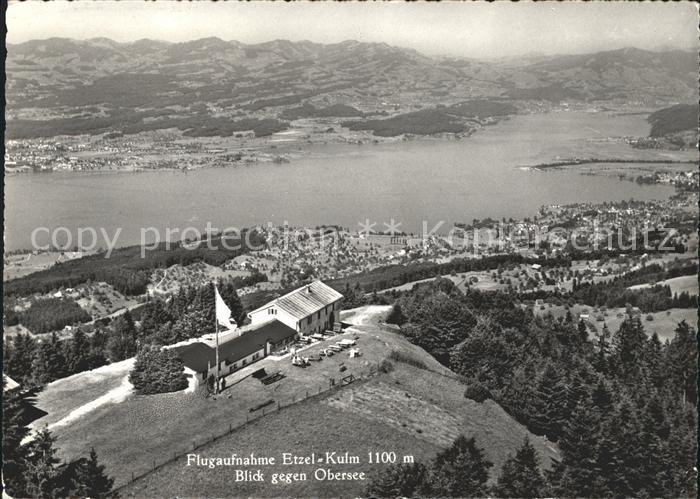 11642663 Rapperswil SG Fliegeraufnahme Etzel-Kulm Obersee