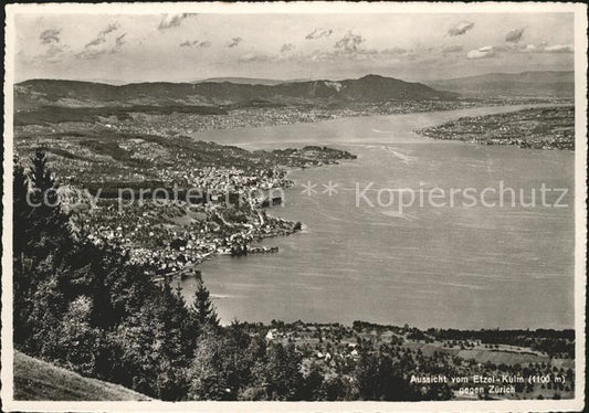 11642685 Etzel SZ Aussicht vom Etzel-Kulm auf Zuerich See