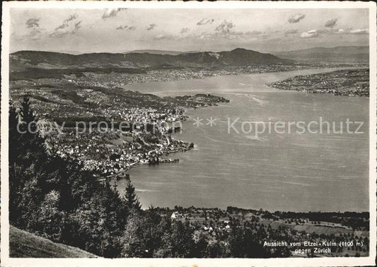 11642760 Etzel SZ Aussicht von Etzel Kulm auf Zuerich