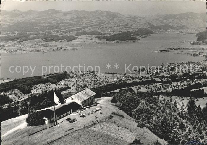 11642912 Etzel SZ Fliegeraufnahme Kulm Obersee