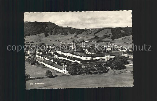 11642954 Einsiedeln SZ Kloster Fliegeraufnahme