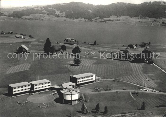 11643135 Einsiedeln SZ Fliegeraufnahme Kongregations- und Blauringzentrum