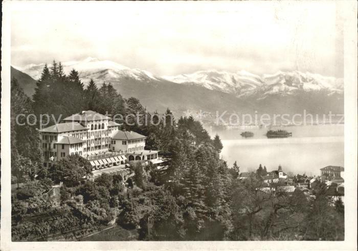 11641930 Brissago TI Hotel Brenscino Fliegeraufnahme