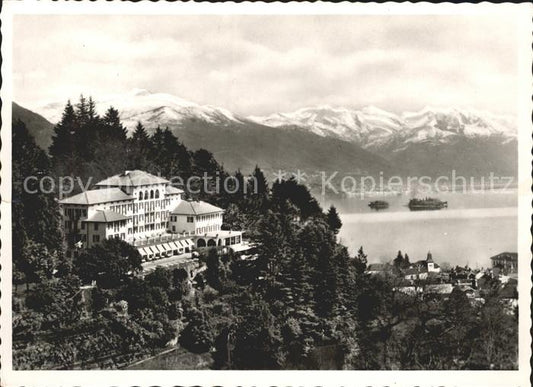 11642184 Brissago TI Hotel Brenscino Fliegeraufnahme