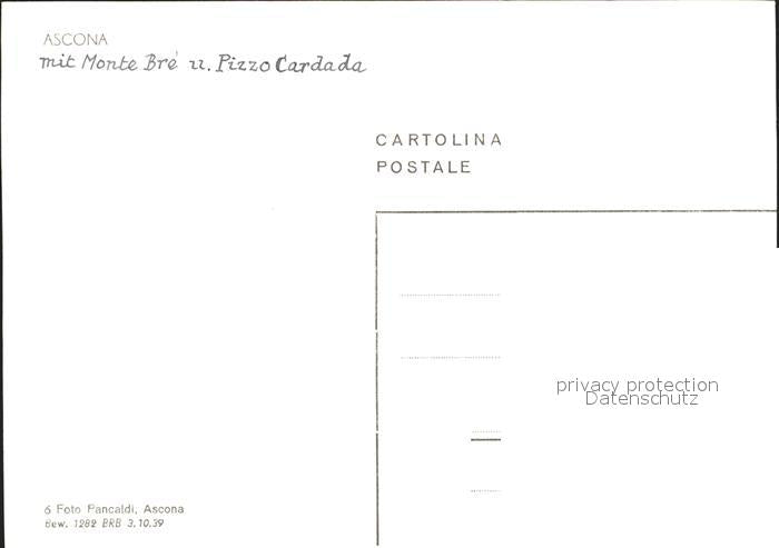 11642298 Ascona TI Panorama mit Monte Bre und Pizzo Cardada