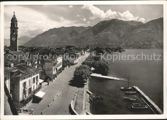 11642370 Ascona TI La Piazza Panorama Lago Maggiore