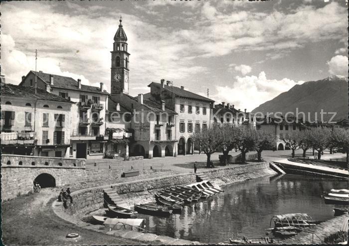 11642549 Ascona TI Hafenpartie am Lago Maggiore