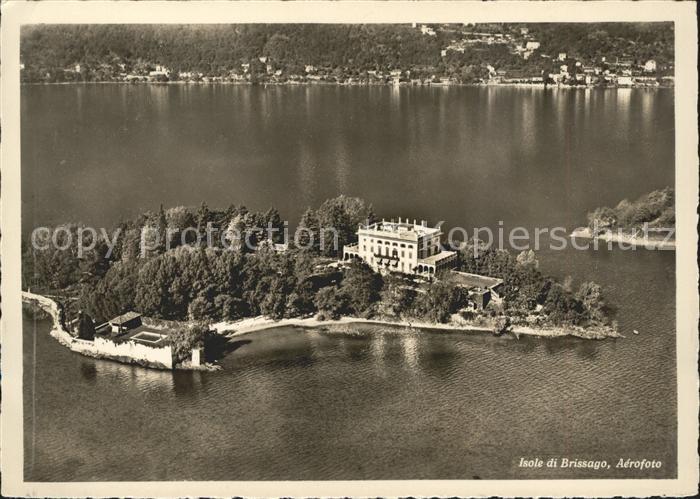 11643457 Brissago TI Isole di Brissago Fliegeraufnahme