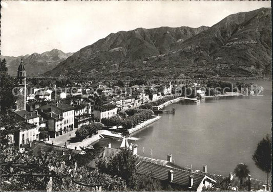 11643669 Ascona TI Panorama Lago Maggiore