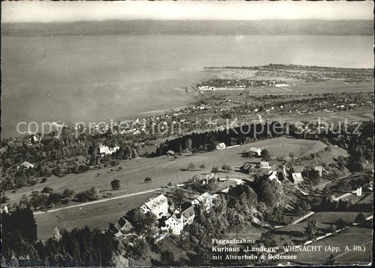 11638114 Wienacht-Tobel Fliegeraufnahme Kurhaus Landegg mit Altenrhein und Boden