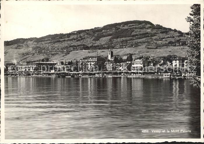 11644130 Vevey VD et le Mont Pelerin Lac Leman