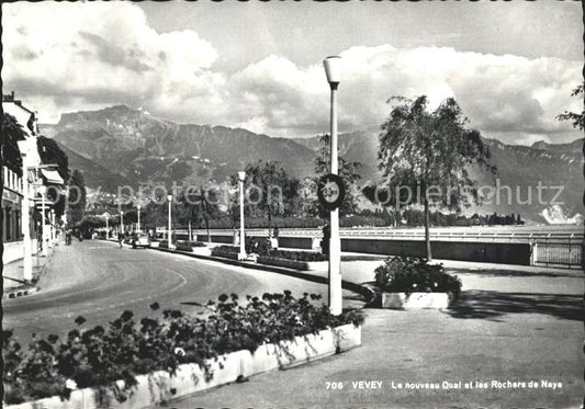 11644207 Vevey VD Nouveau Quai et les Rochers de Naye