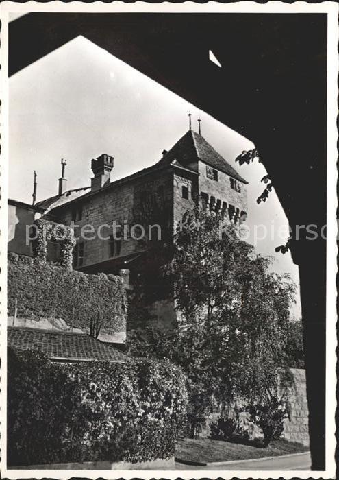 11644225 Lausanne VD Donjon de l'ancien eveche XIIIe XIVe siecle