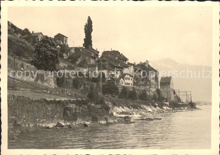 11644415 Vevey VD Teilansicht Uferpartie Genfersee