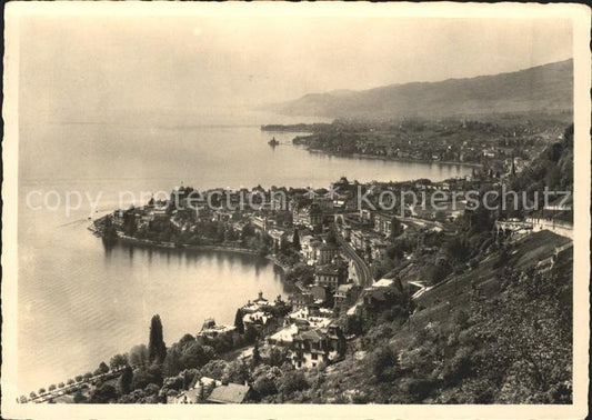 11644450 Montreux VD Vue generale Lac Leman