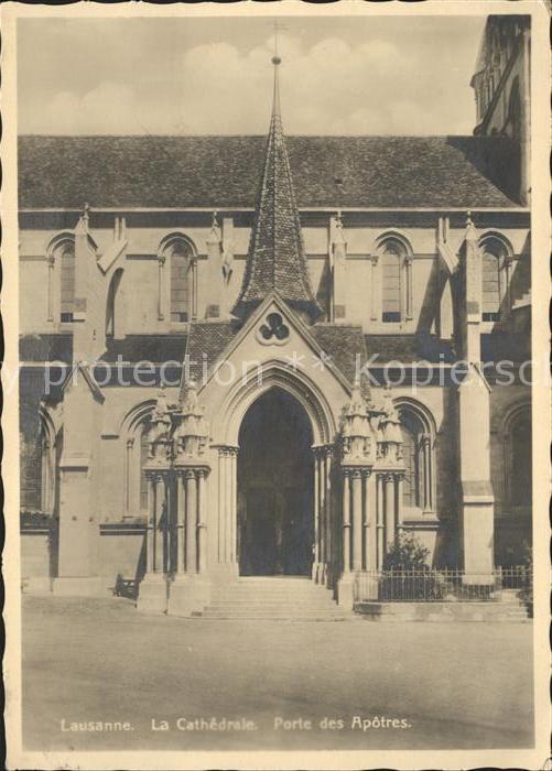 11644464 Lausanne VD Cathedrale Porte des Apotres