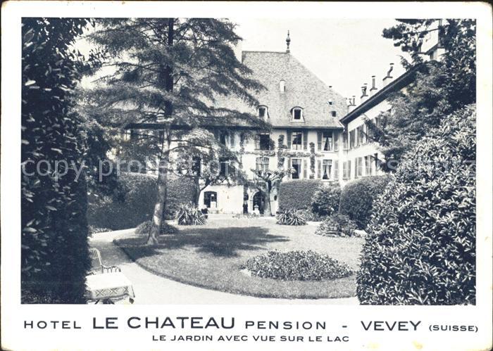 11644721 Vevey VD Hotel Le Chateau Pension Jardin